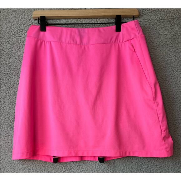 Tail Pants - Tail Skort Small Pleated Zip Pocket Neon Pink Black Mini Tennis Prep Athletic